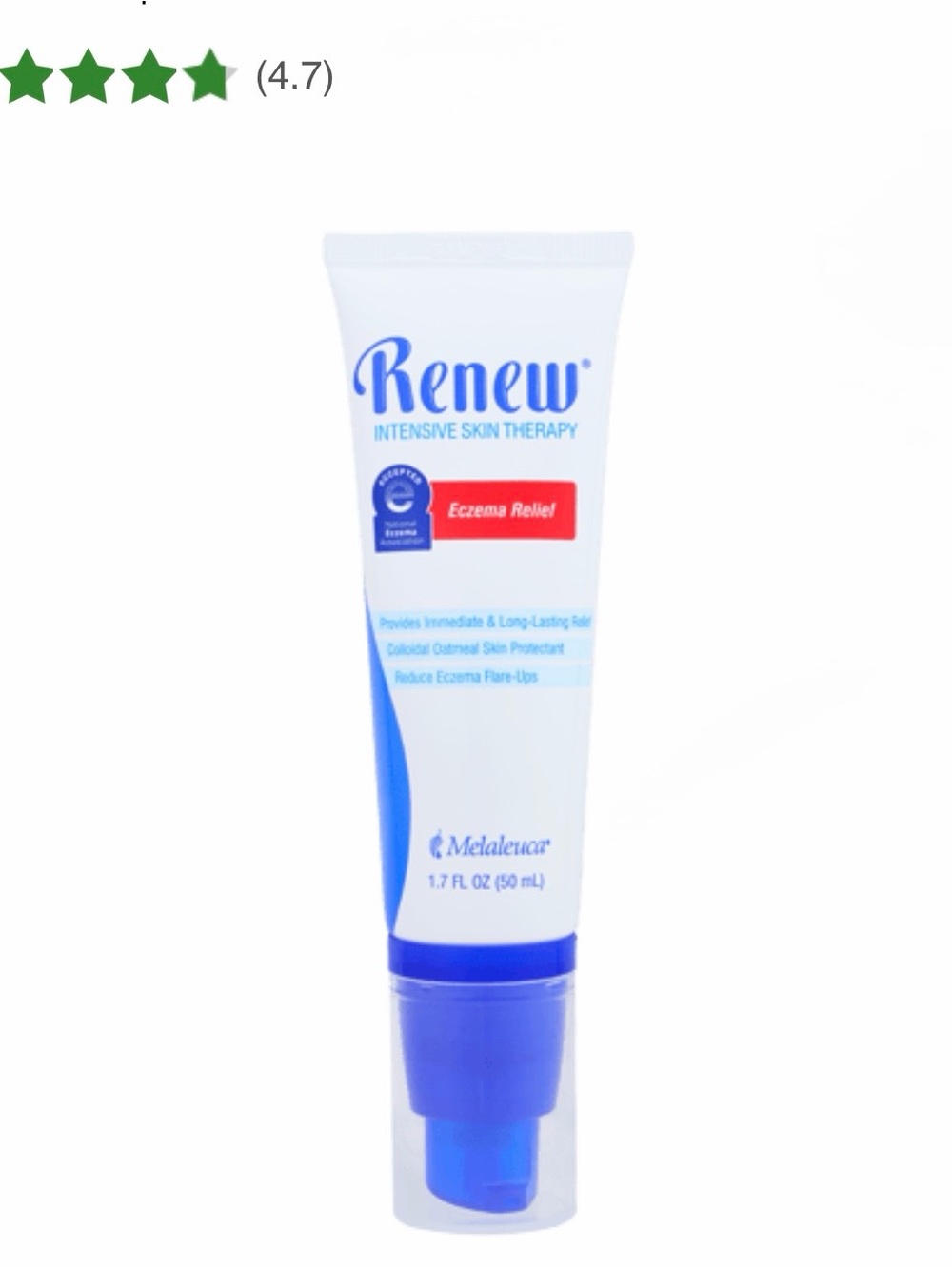 Melaleuca Renew Eczema Relief 1.7 fl oz 1 new & sealed  tube